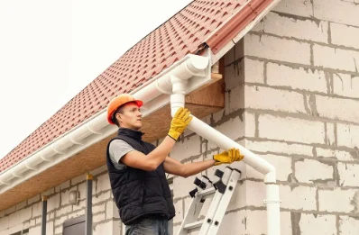 Pose et remplacement de gouttières à Lutzelhouse